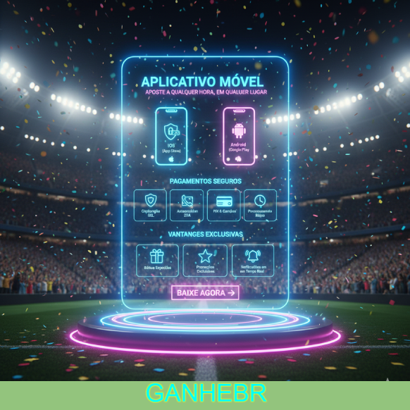 Baixe GANHEBR e reivindique bônus